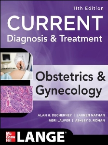 CURRENT Diagnosis & Treatment [impresso] : obstetrics & gynecology